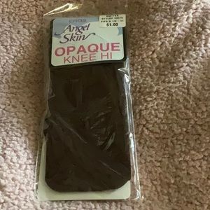 Eros Angel Skin , quantity 6 for the one sale, opaque knee hi hose, new